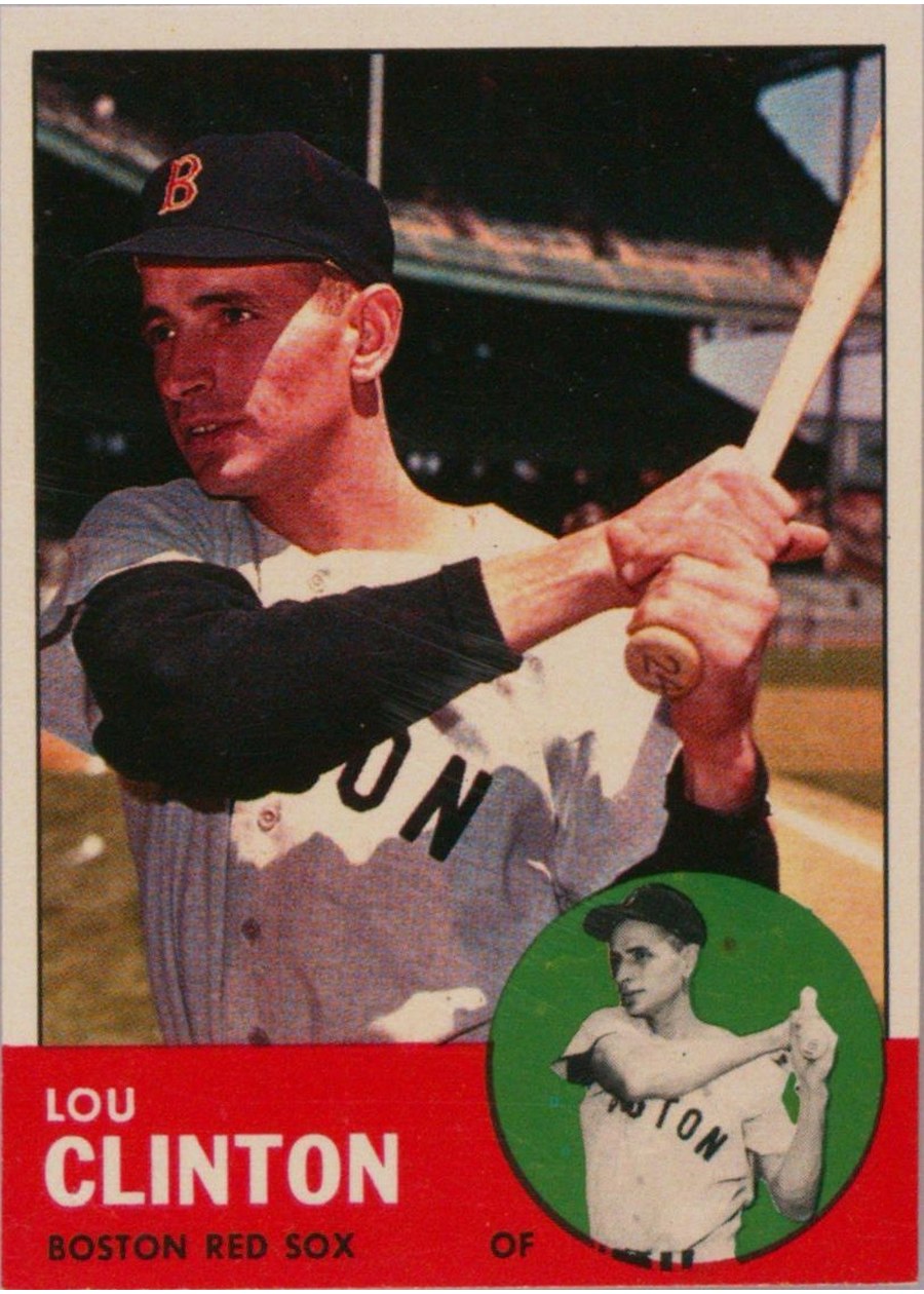 1963 Topps #96 Lou Clinton, Boston Red Sox