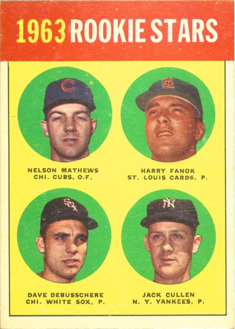 1963 Topps #54 1963 Rookie Stars - 54a - 1963 Rookie Stars on front
