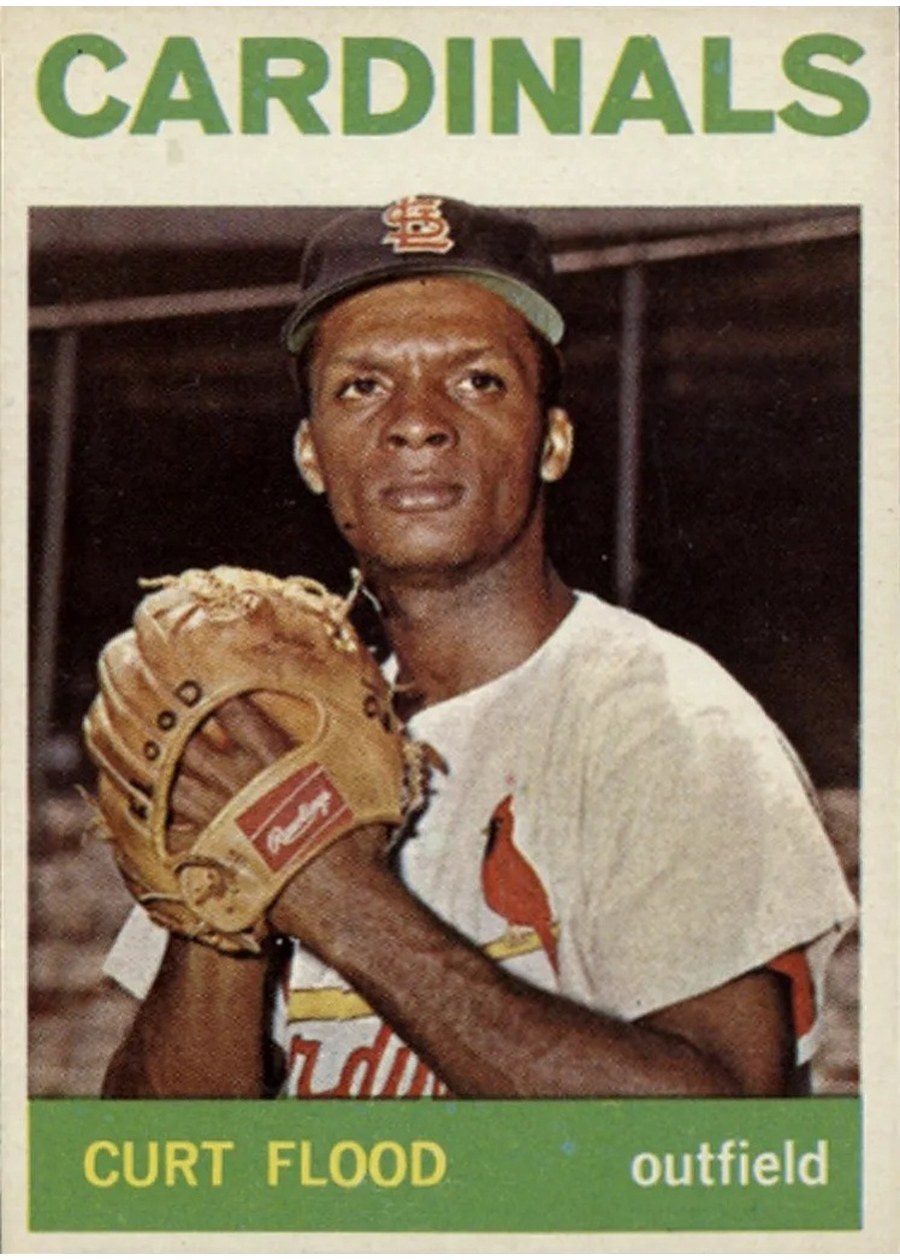 1964 Topps #103 Curt Flood, St. Louis Cardinals