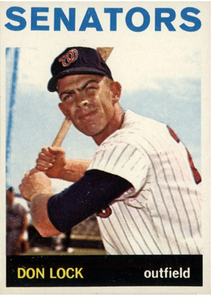 1964 Topps #114 Don Lock, Washington Senators