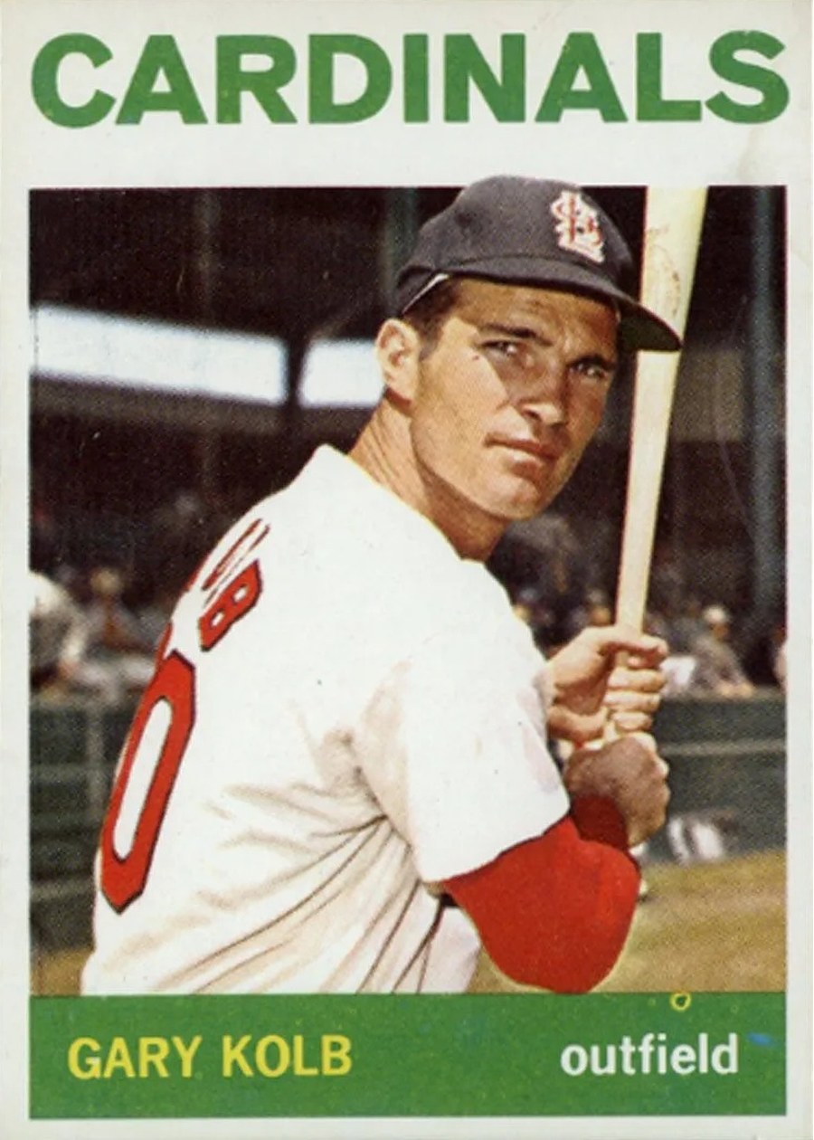 1964 Topps #119 Gary Kolb, St. Louis Cardinals