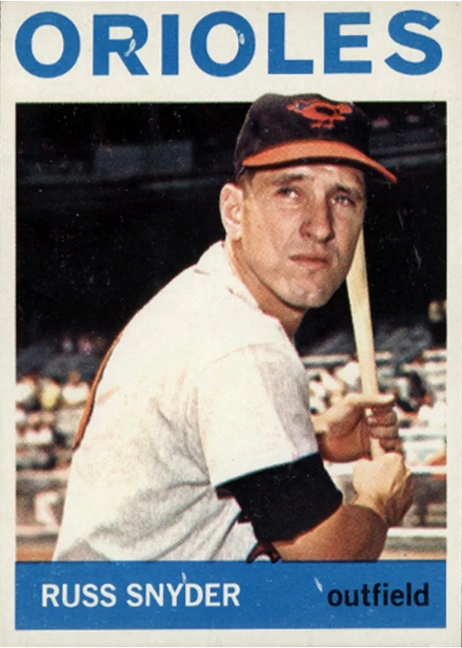 1964 Topps #126 Russ Snyder, Baltimore Orioles