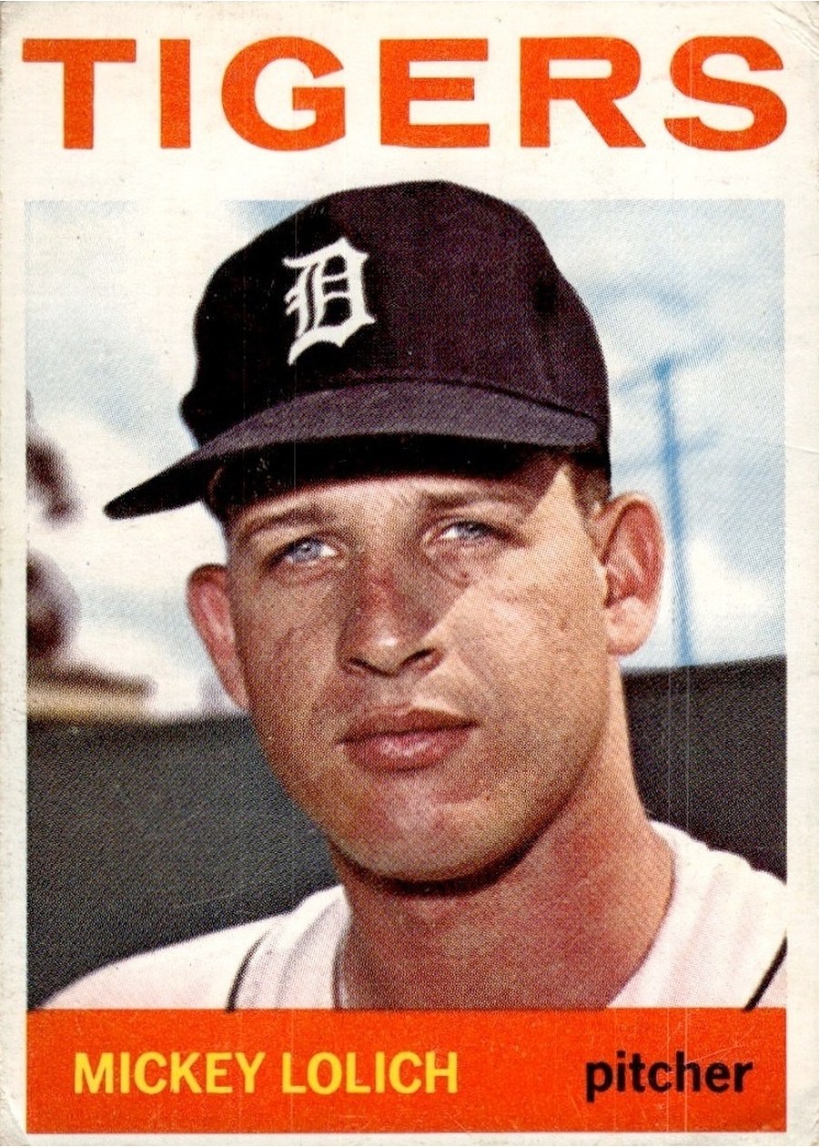 1964 Topps #128 Mickey Lolich, Detroit Tigers