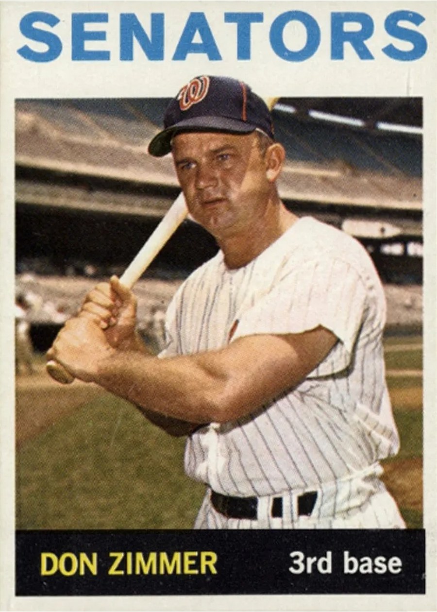 1964 Topps #134 Don Zimmer, Washington Senators