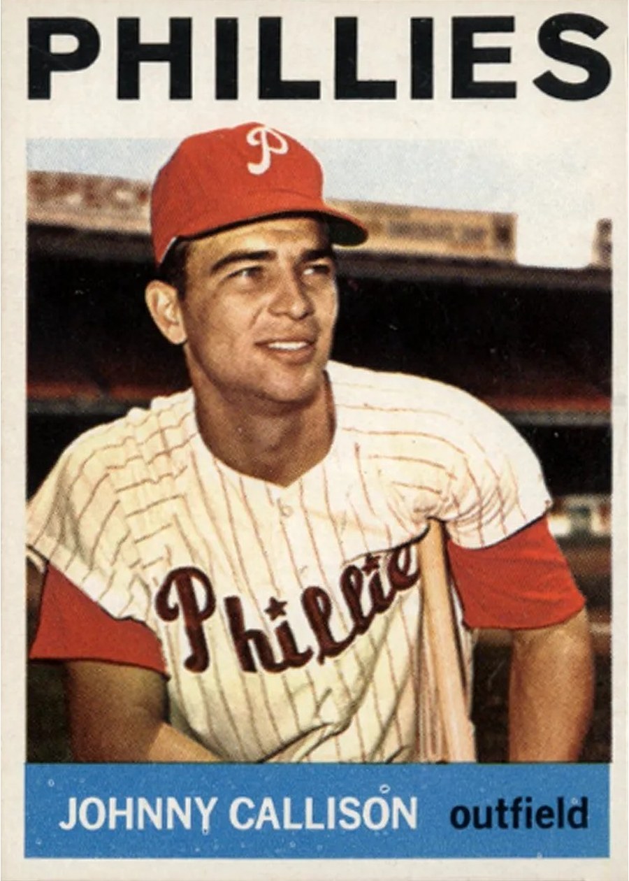 1964 Topps #135 Johnny Callison, Philadelphia Phillies