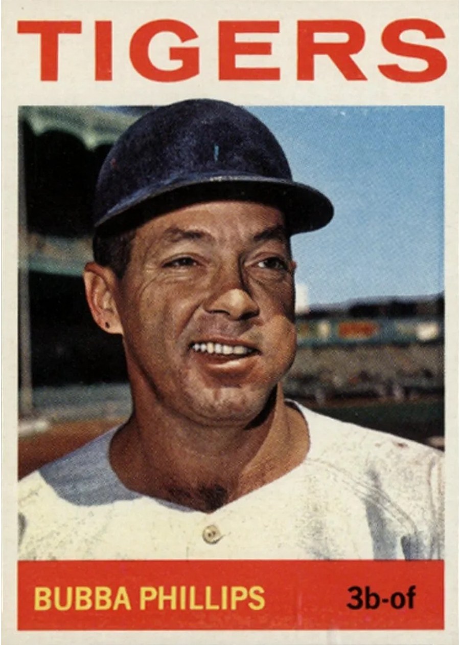 1964 Topps #143 Bubba Phillips, Detroit Tigers