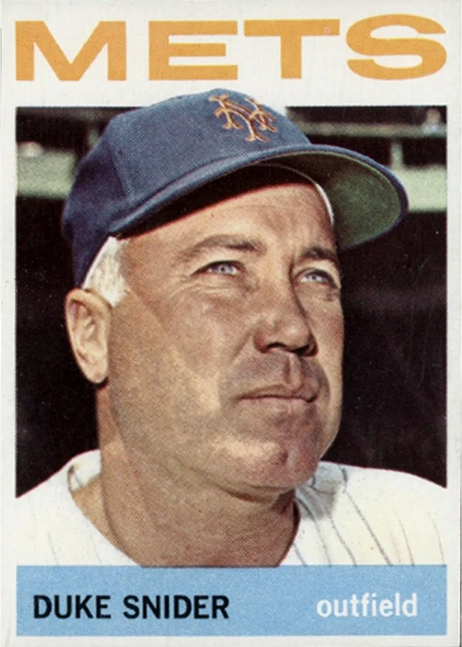 1964 Topps #155 Duke Snider, New York Mets