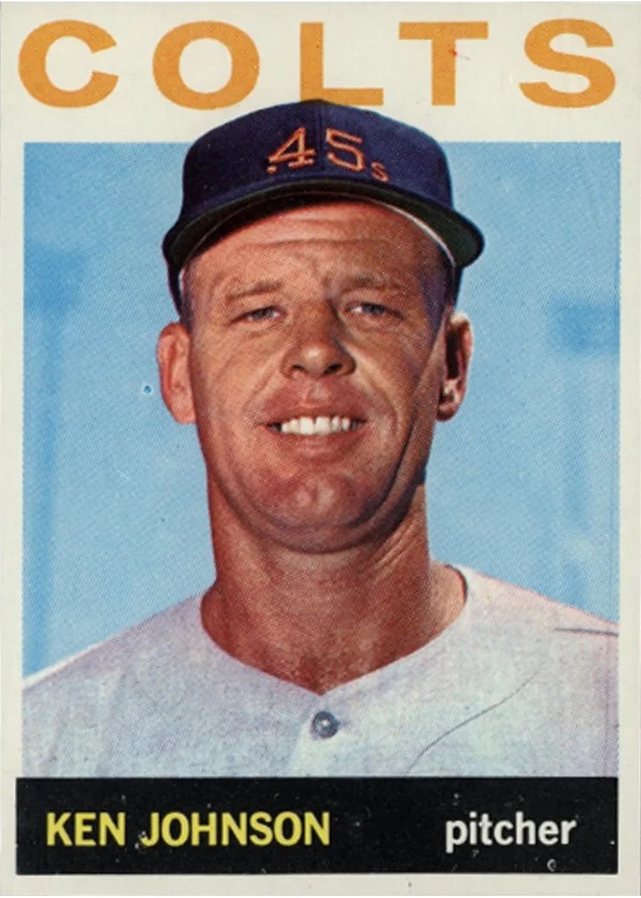 1964 Topps #158 Ken Johnson, Houston Colt .45's