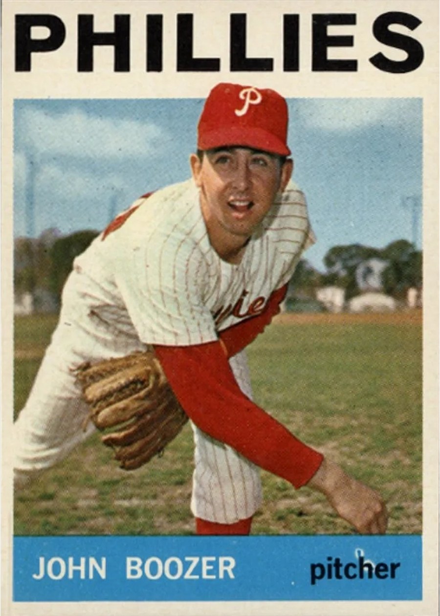 1964 Topps #16 John Boozer, Philadelphia Phillies