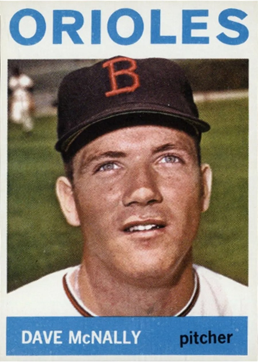 1964 Topps #161 Dave McNally, Baltimore Orioles