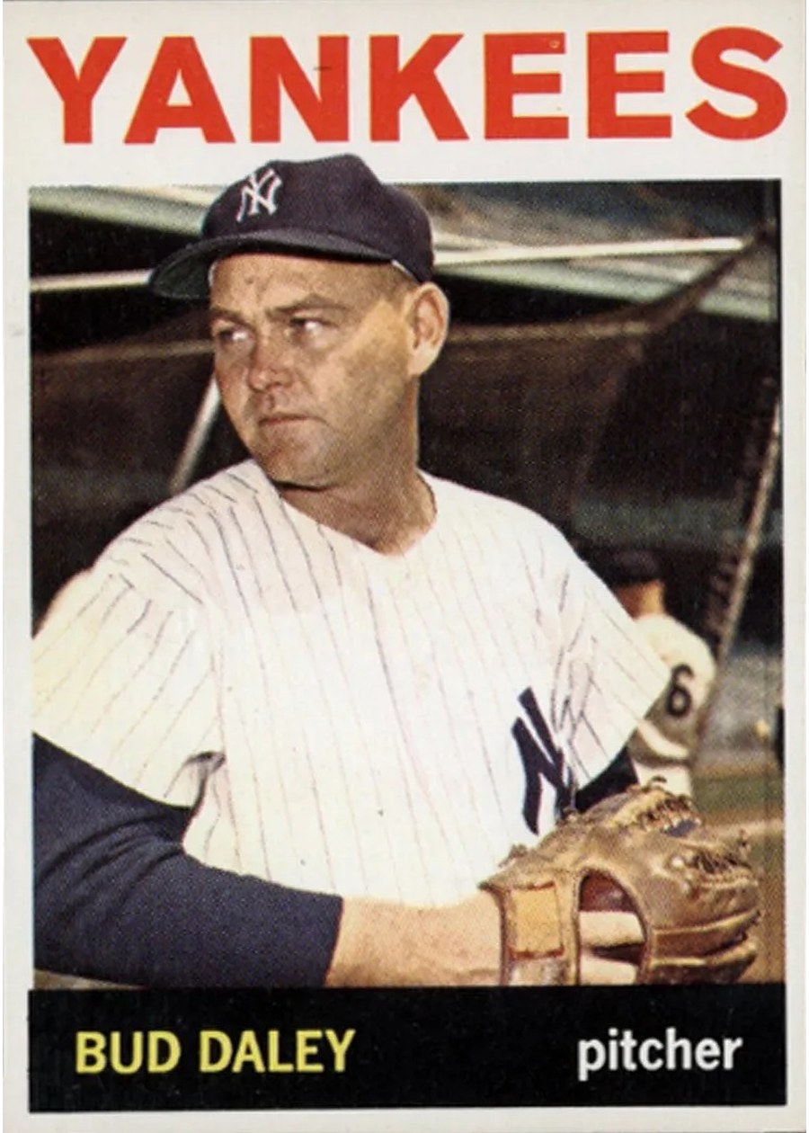 1964 Topps #164 Bud Daley, New York Yankees