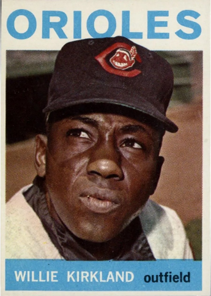 1964 Topps #17 Willie Kirkland, Baltimore Orioles