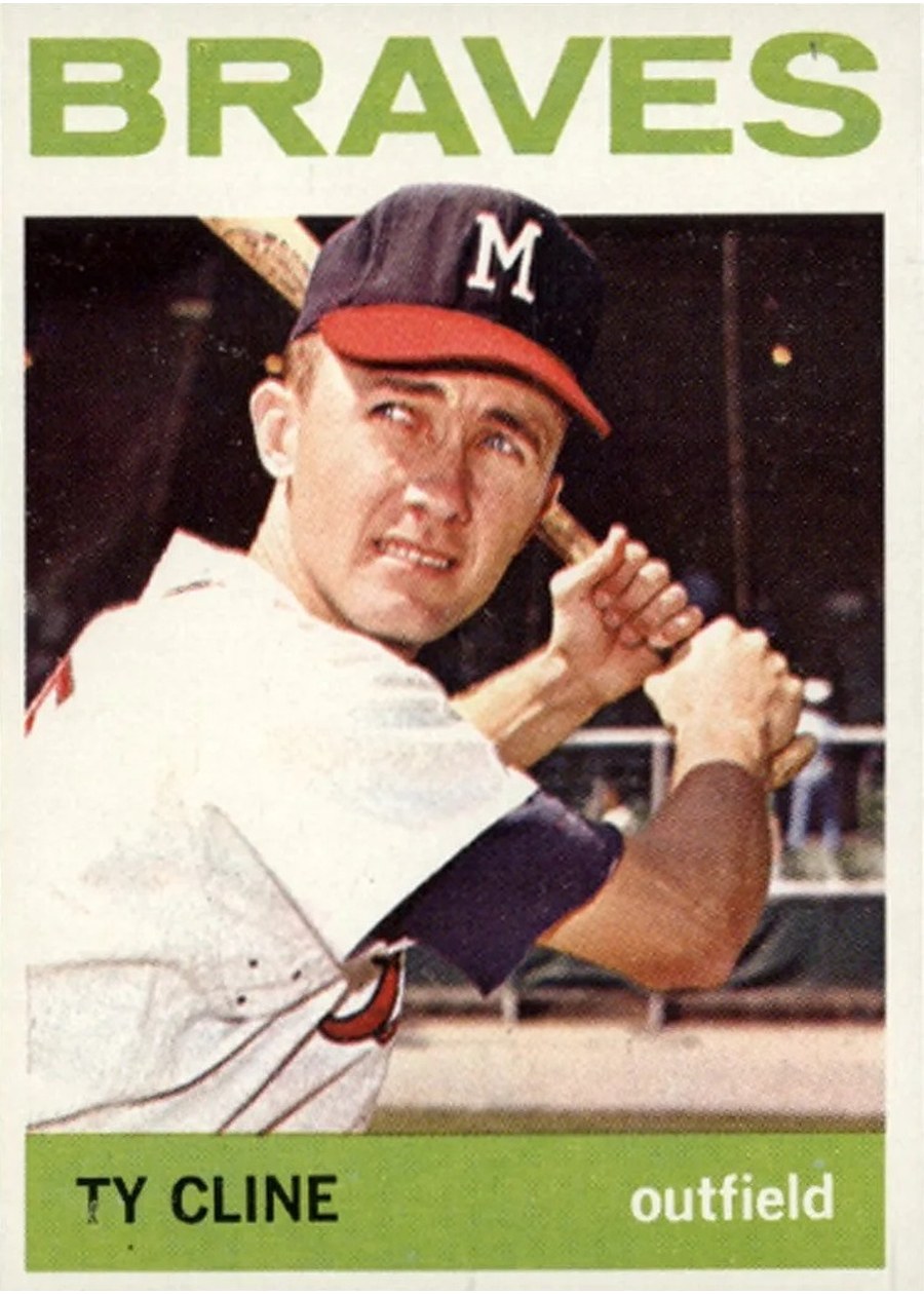 1964 Topps #171 Ty Cline, Milwaukee Braves