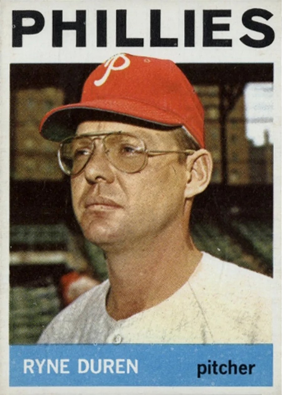 1964 Topps #173 Ryne Duren, Philadelphia Phillies