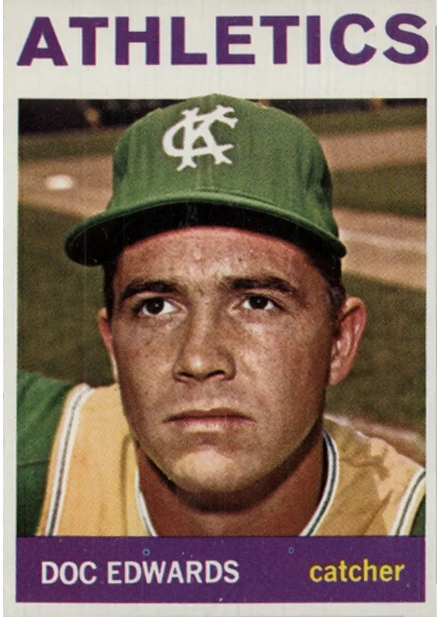 1964 Topps #174 Doc Edwards, Kansas City Athletics