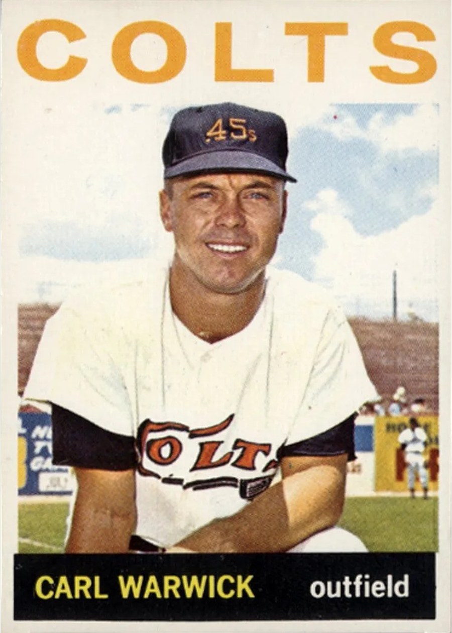 1964 Topps #179 Carl Warwick, Houston Colt .45's