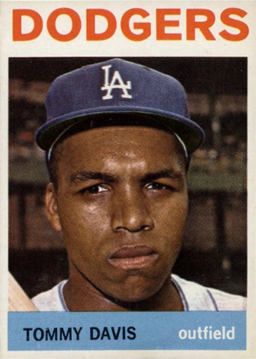 1964 Topps #180 Tommy Davis, Los Angeles Dodgers