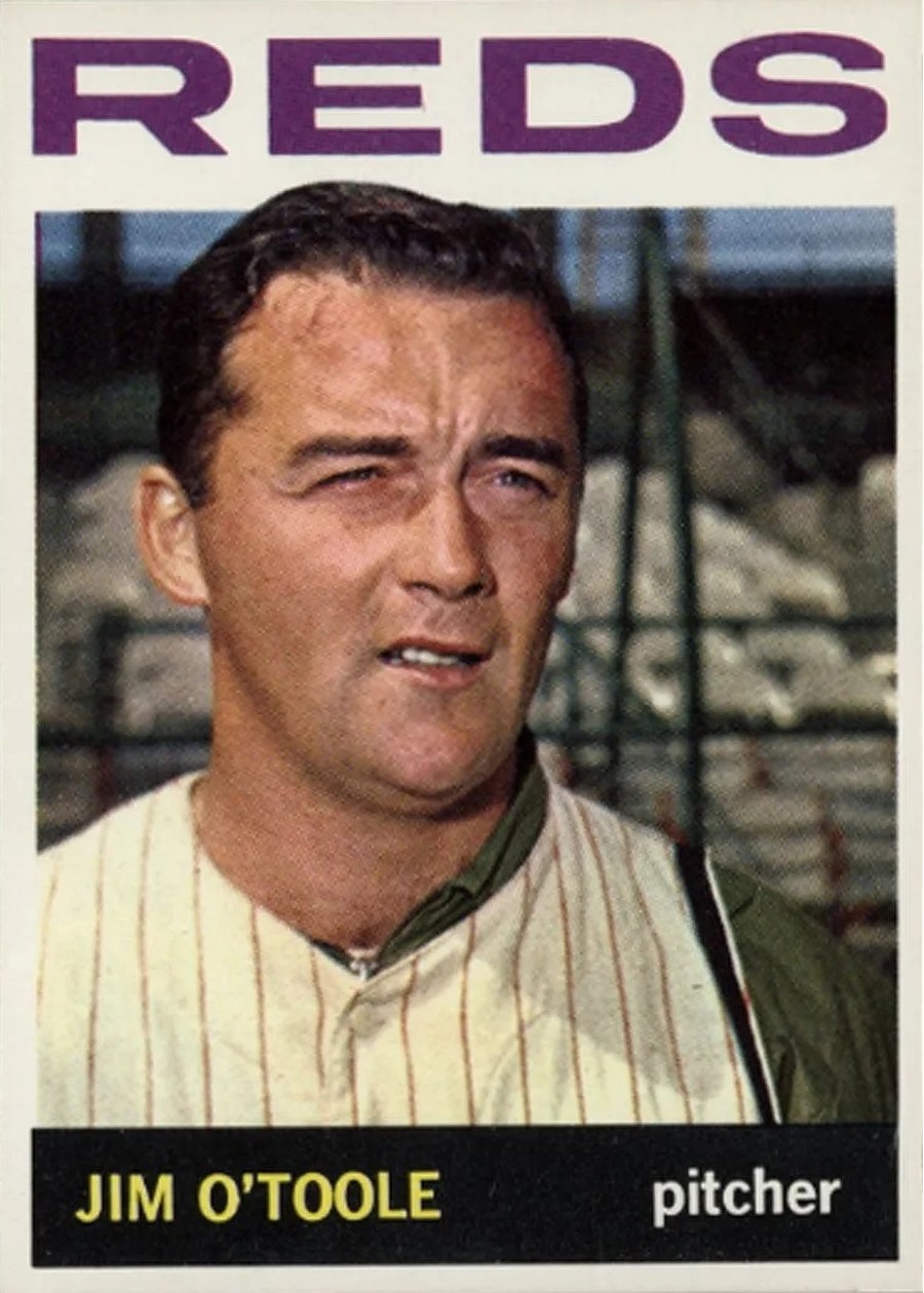 1964 Topps #185 Jim O'Toole, Cincinnati Reds