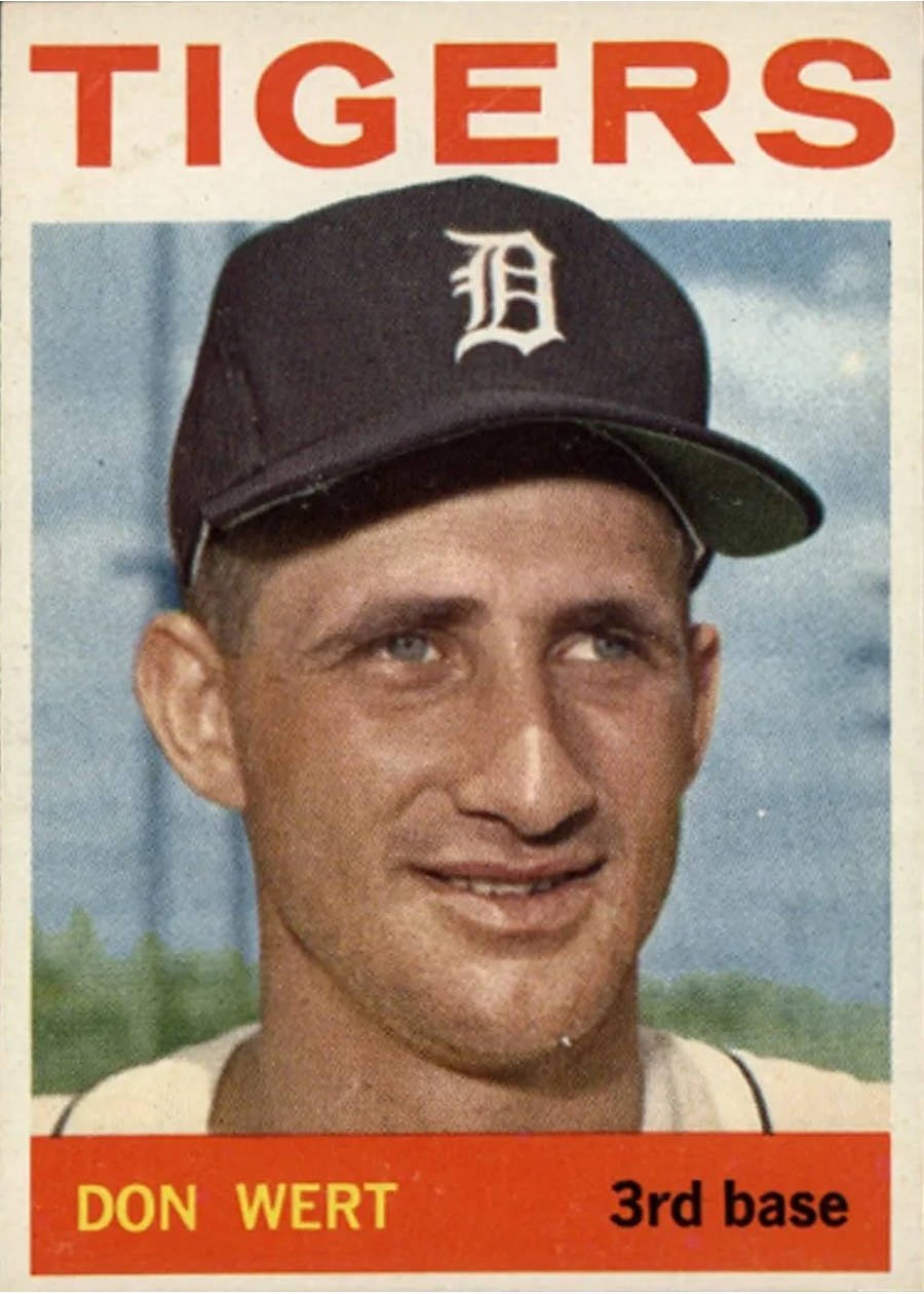1964 Topps #19 Don Wert, Detroit Tigers