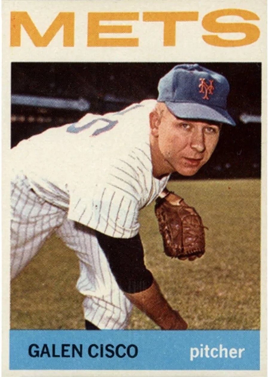 1964 Topps #202 Galen Cisco, New York Mets