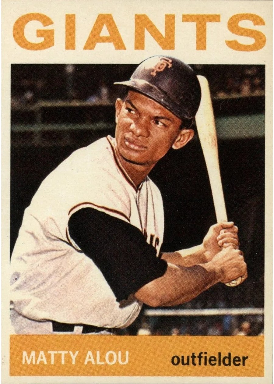1964 Topps #204 Matty Alou, San Francisco Giants
