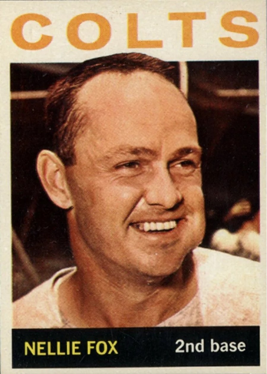 1964 Topps #205 Nellie Fox, Houston Colt .45's