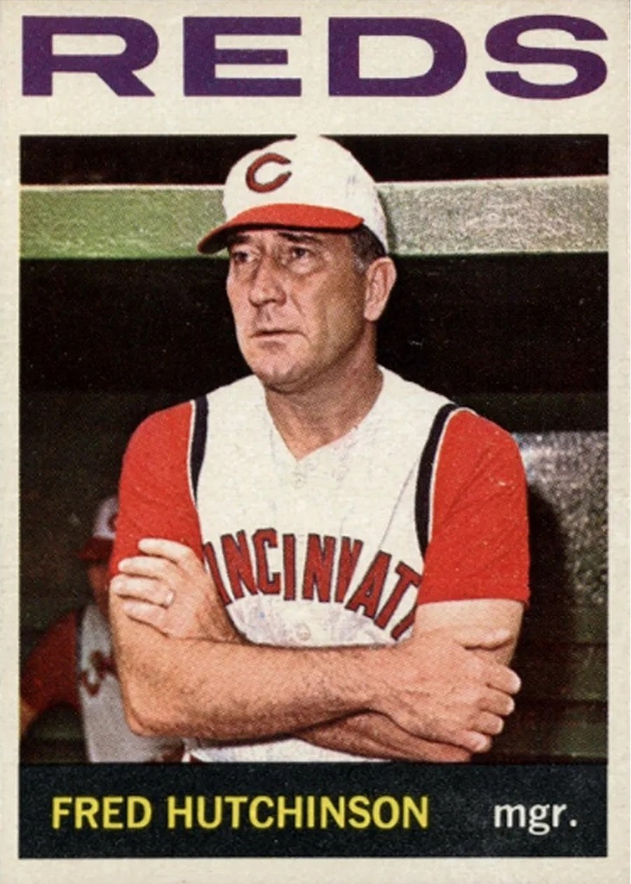 1964 Topps #207 Fred Hutchinson, Cincinnati Reds