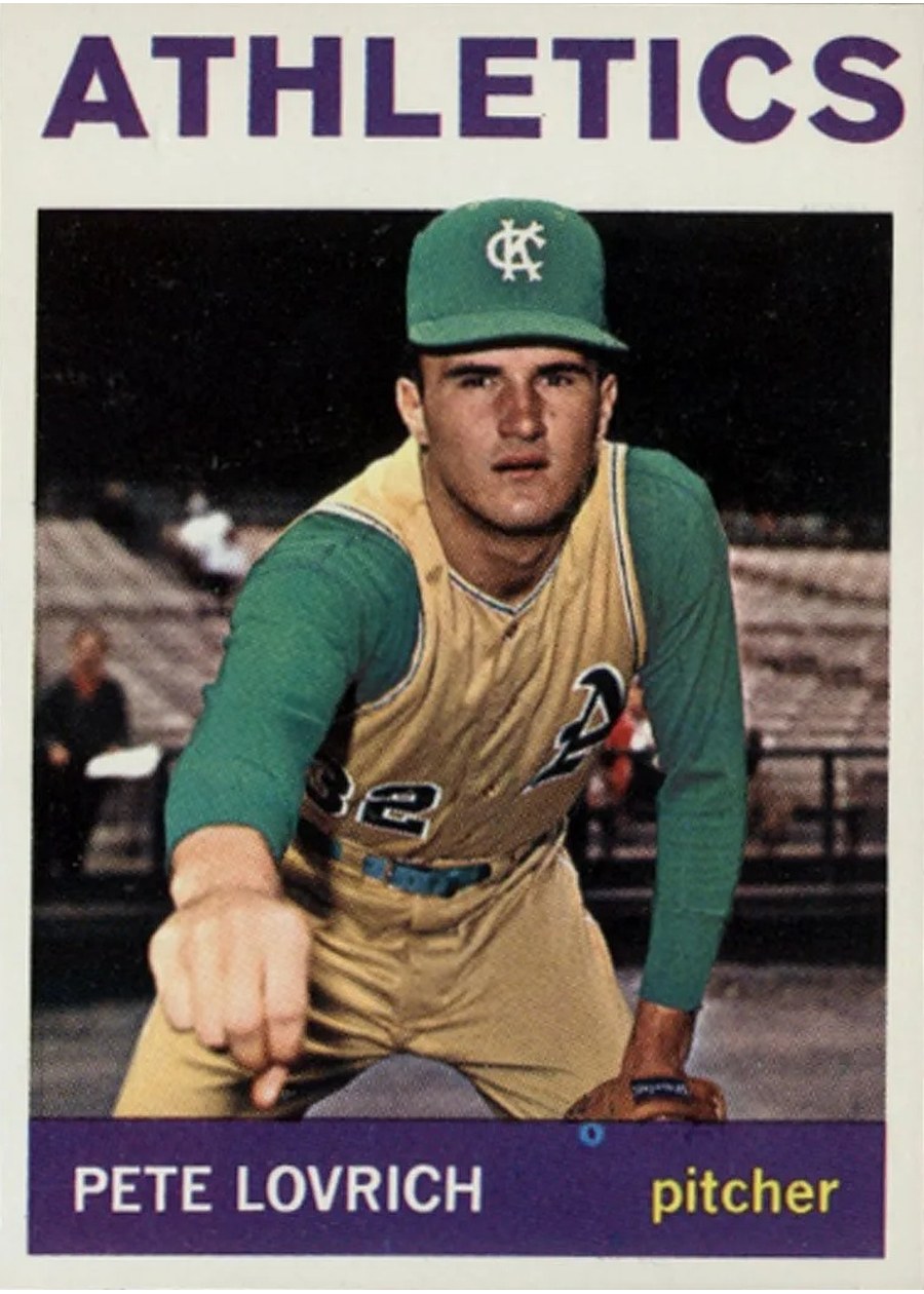 1964 Topps #212 Pete Lovrich, Kansas City Athletics