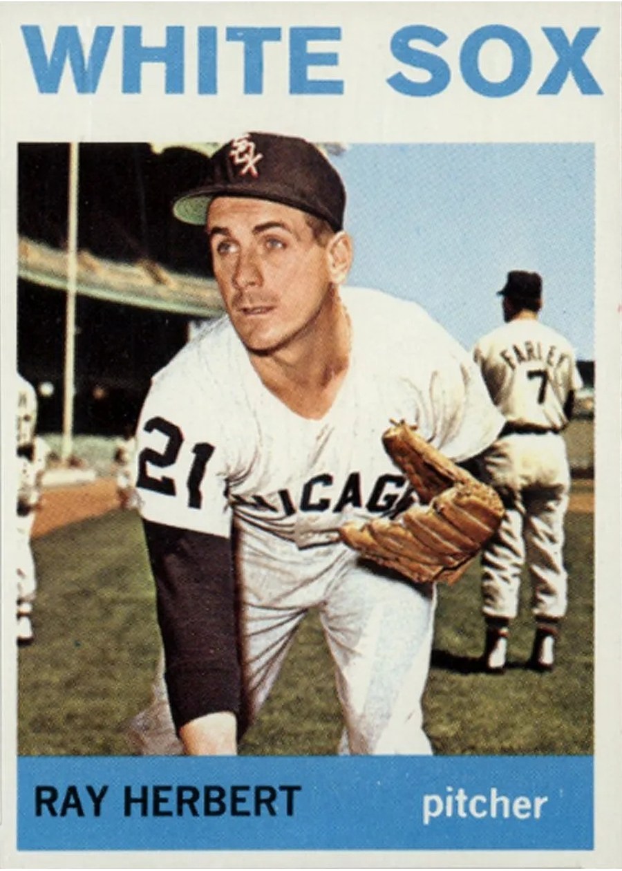 1964 Topps #215 Ray Herbert, Chicago White Sox