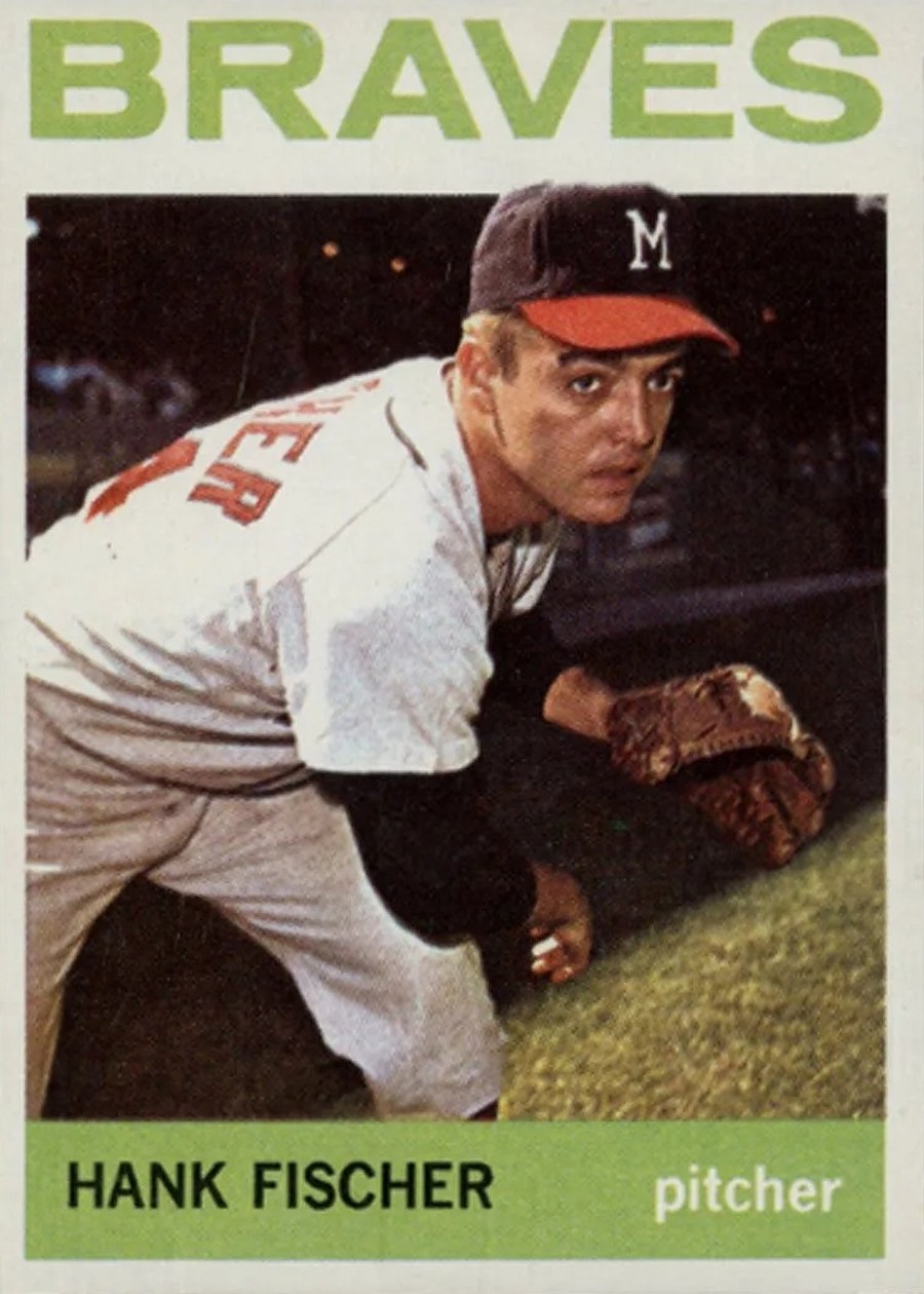 1964 Topps #218 Hank Fischer, Milwaukee Braves