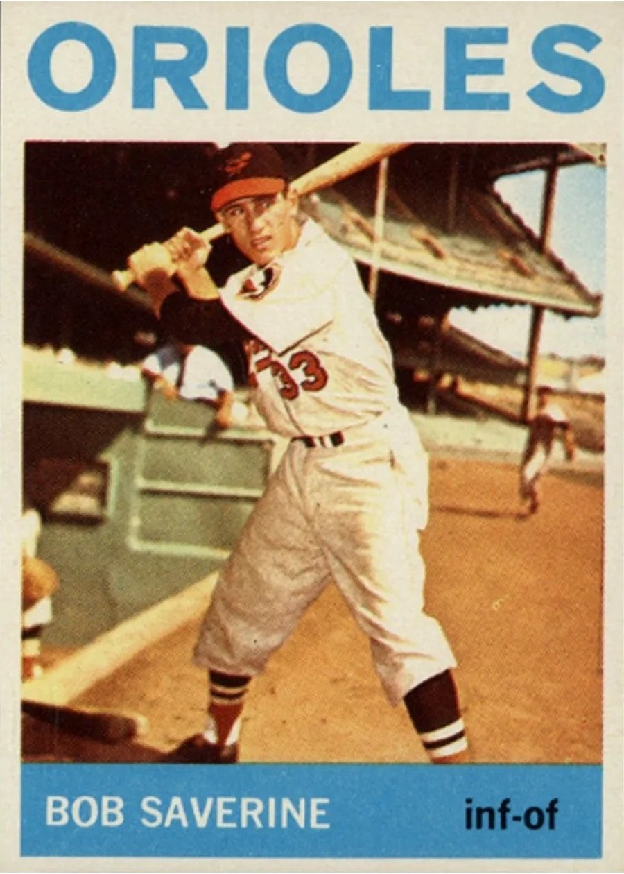1964 Topps #221 Bob Saverine, Baltimore Orioles