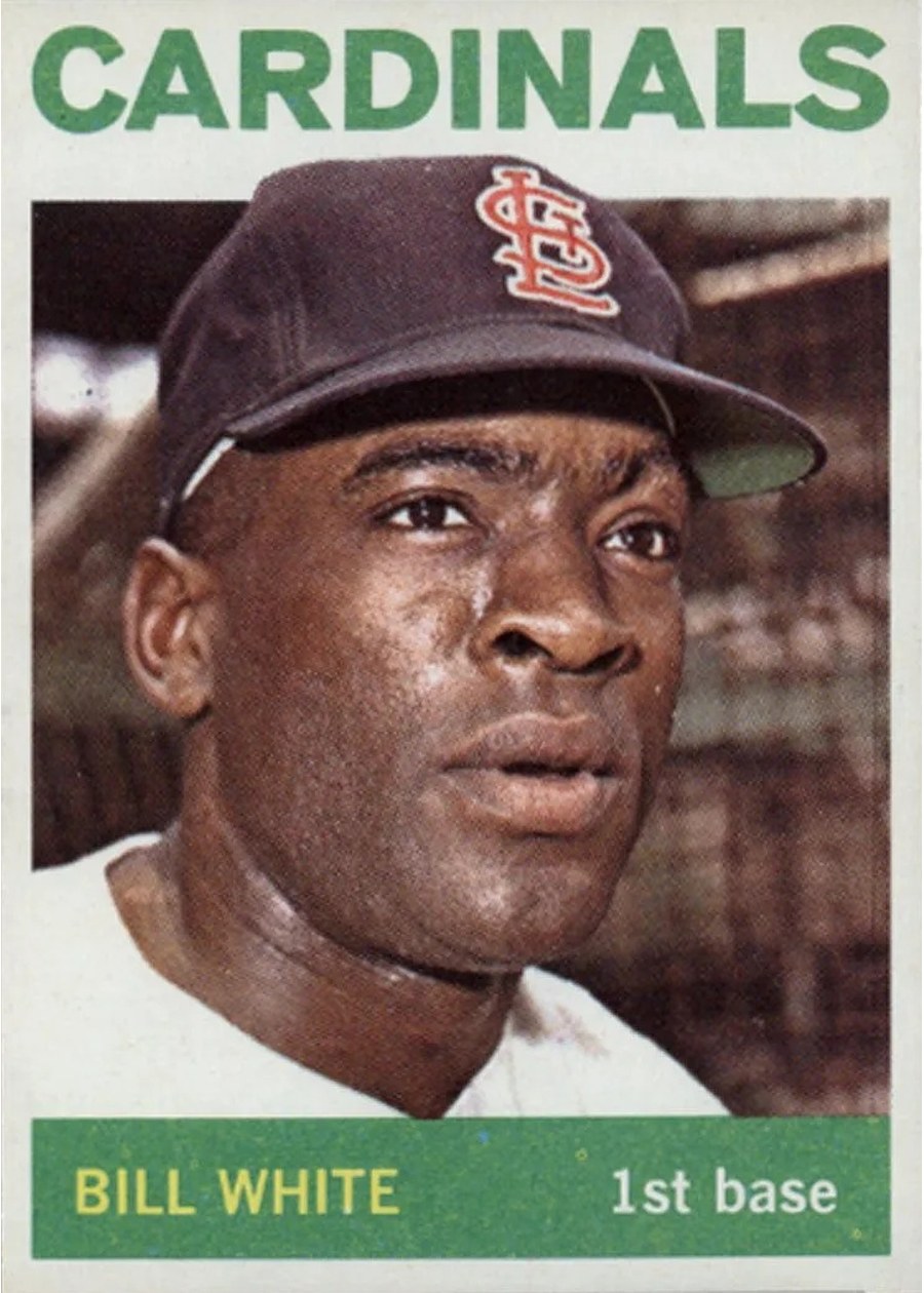 1964 Topps #240 Bill White, St. Louis Cardinals