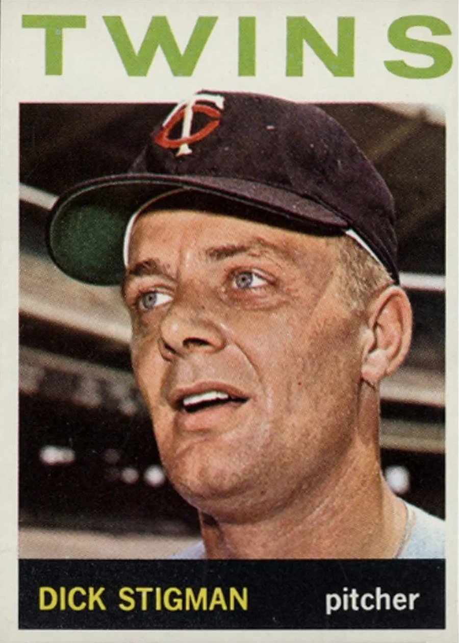 1964 Topps #245 Dick Stigman, Minnesota Twins