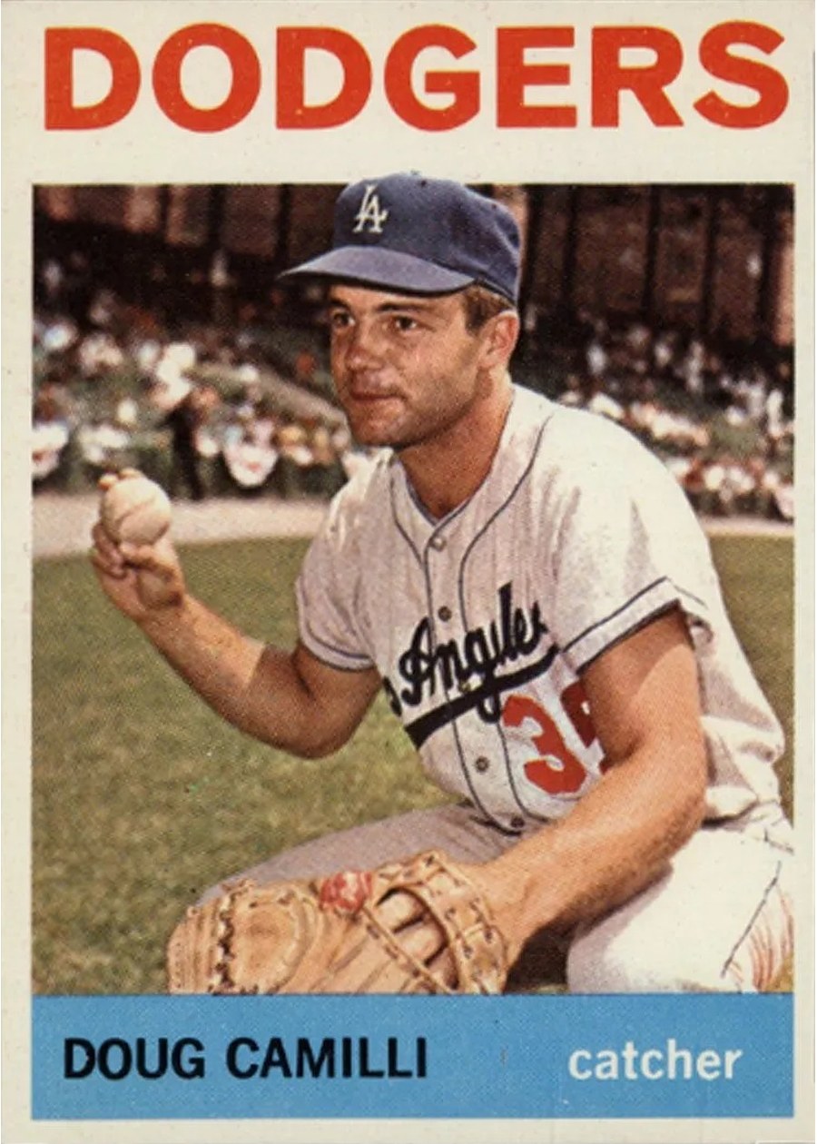 1964 Topps #249 Doug Camilli, Los Angeles Dodgers