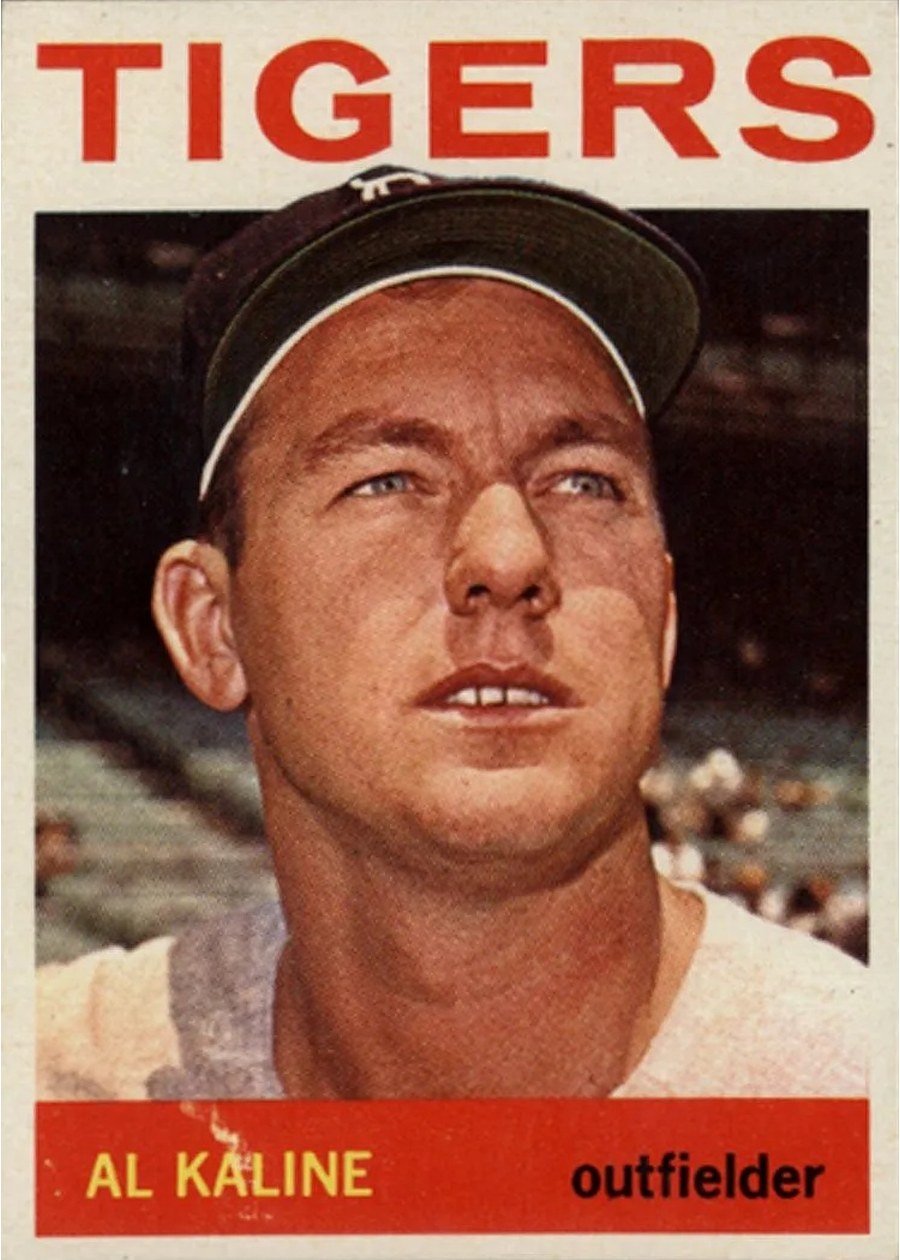 1964 Topps #250 Al Kaline, Detroit Tigers