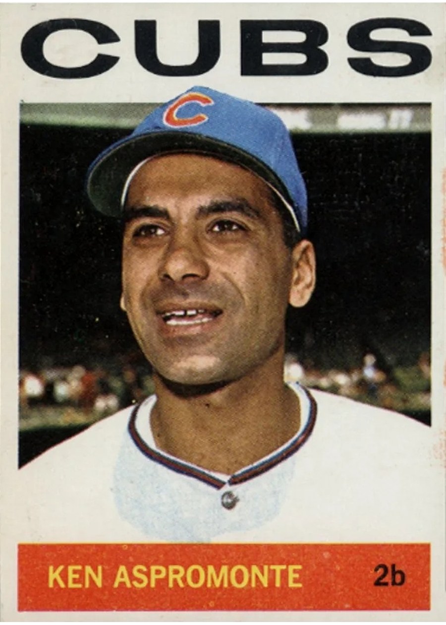 1964 Topps #252 Ken Aspromonte, Chicago Cubs