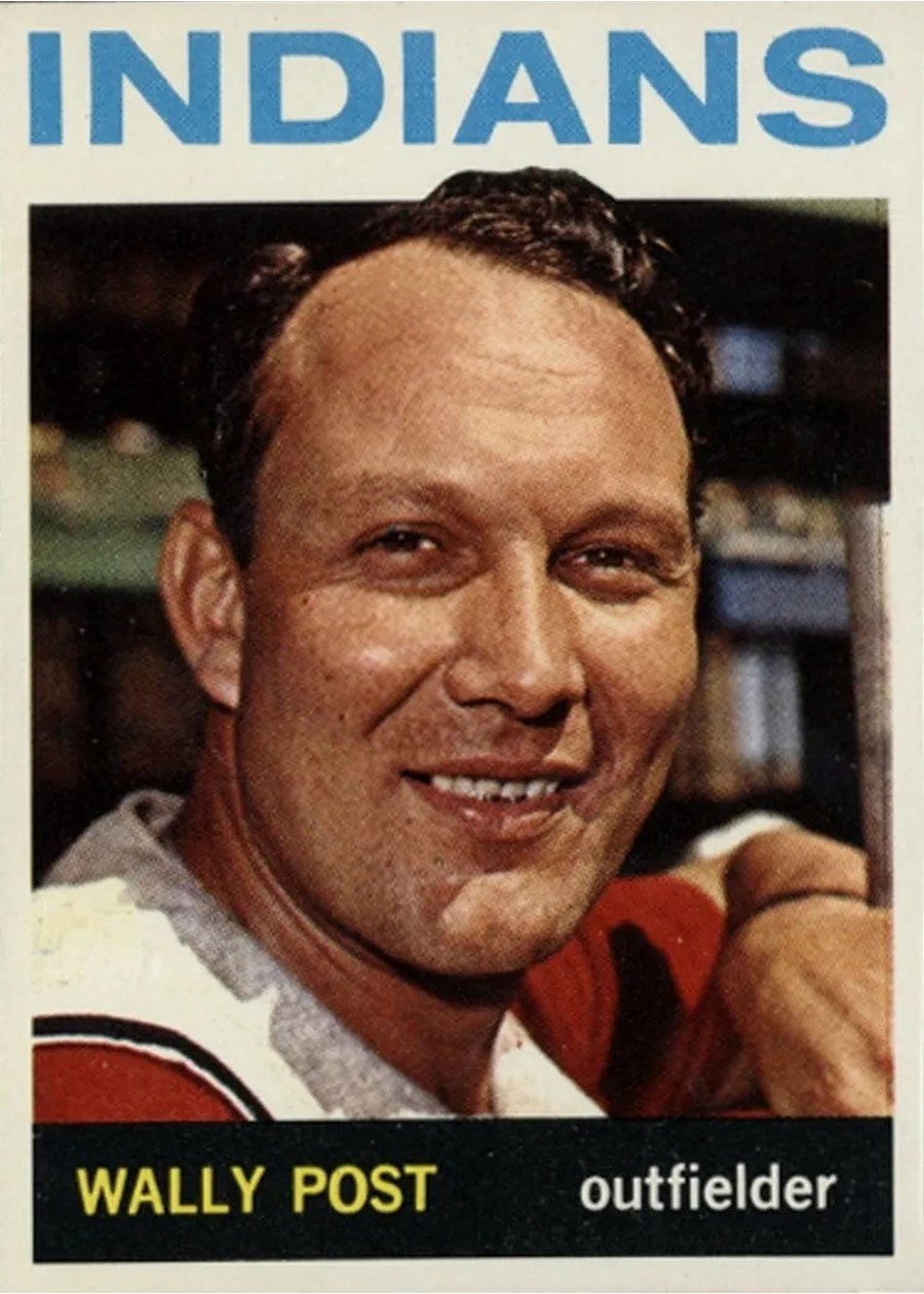 1964 Topps #253 Wally Post, Cleveland Indians