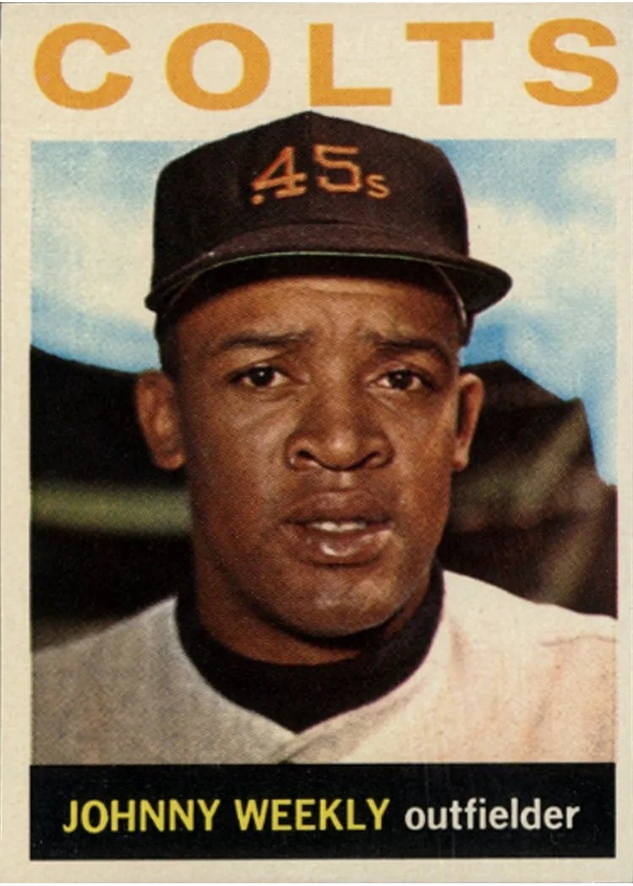 1964 Topps #256 Johnny Weekly, Houston Colt .45's