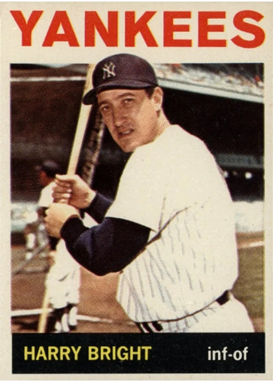 1964 Topps #259 Harry Bright, New York Yankees