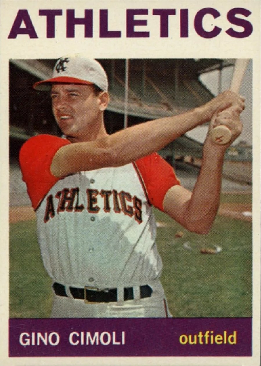 1964 Topps #26 Gino Cimoli, Kansas City Athletics