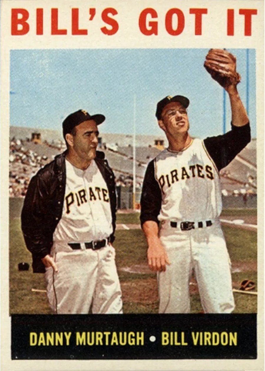 1964 Topps #268 Bill's Got It, Pittsburgh Pirates