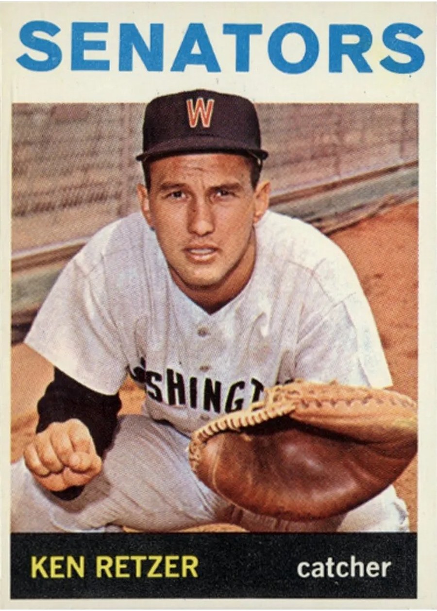 1964 Topps #277 Ken Retzer, Washington Senators