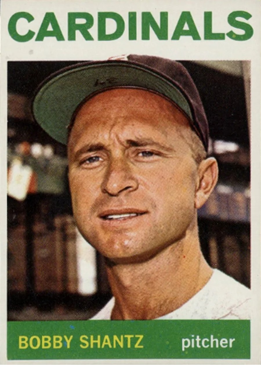 1964 Topps #278 Bobby Shantz, St. Louis Cardinals