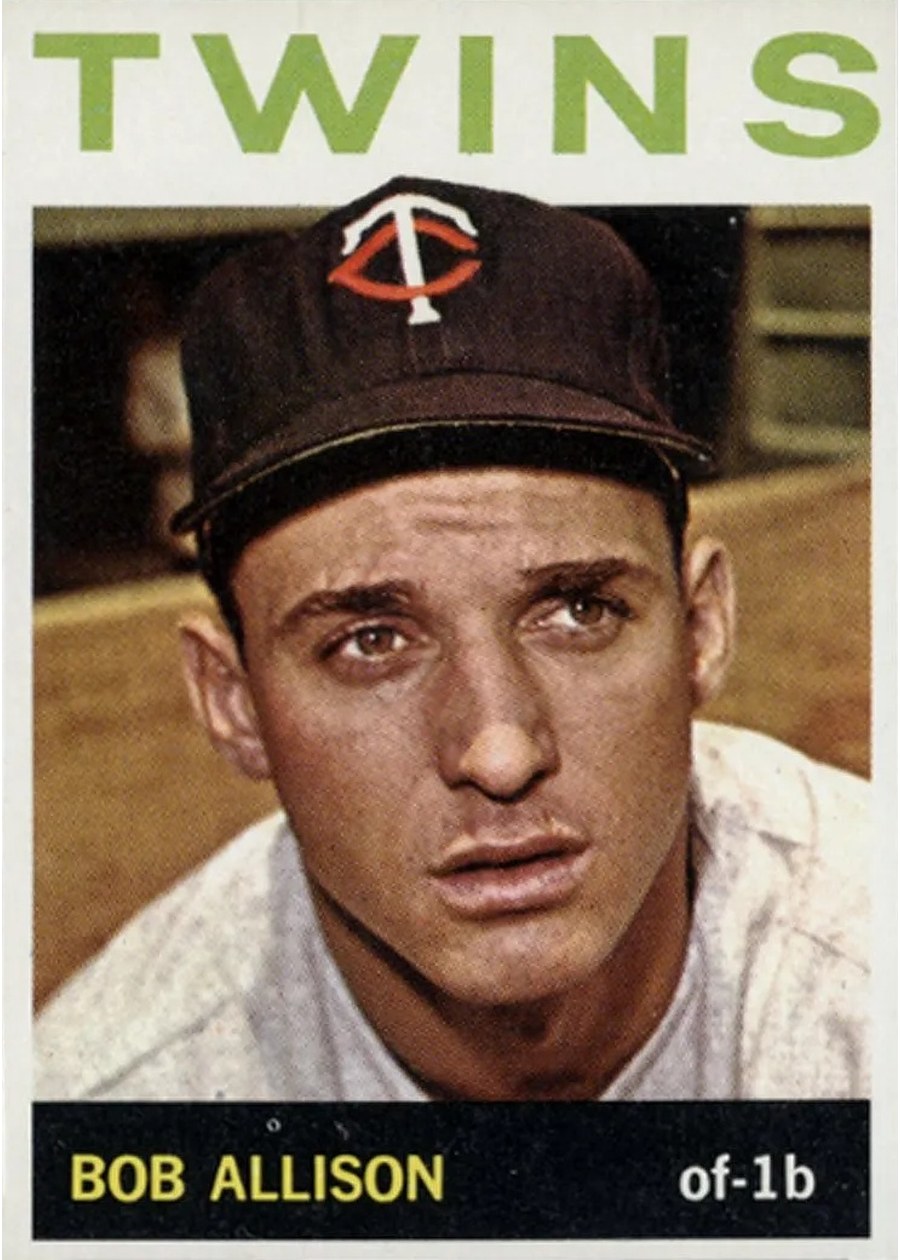 1964 Topps #290 Bob Allison, Minnesota Twins