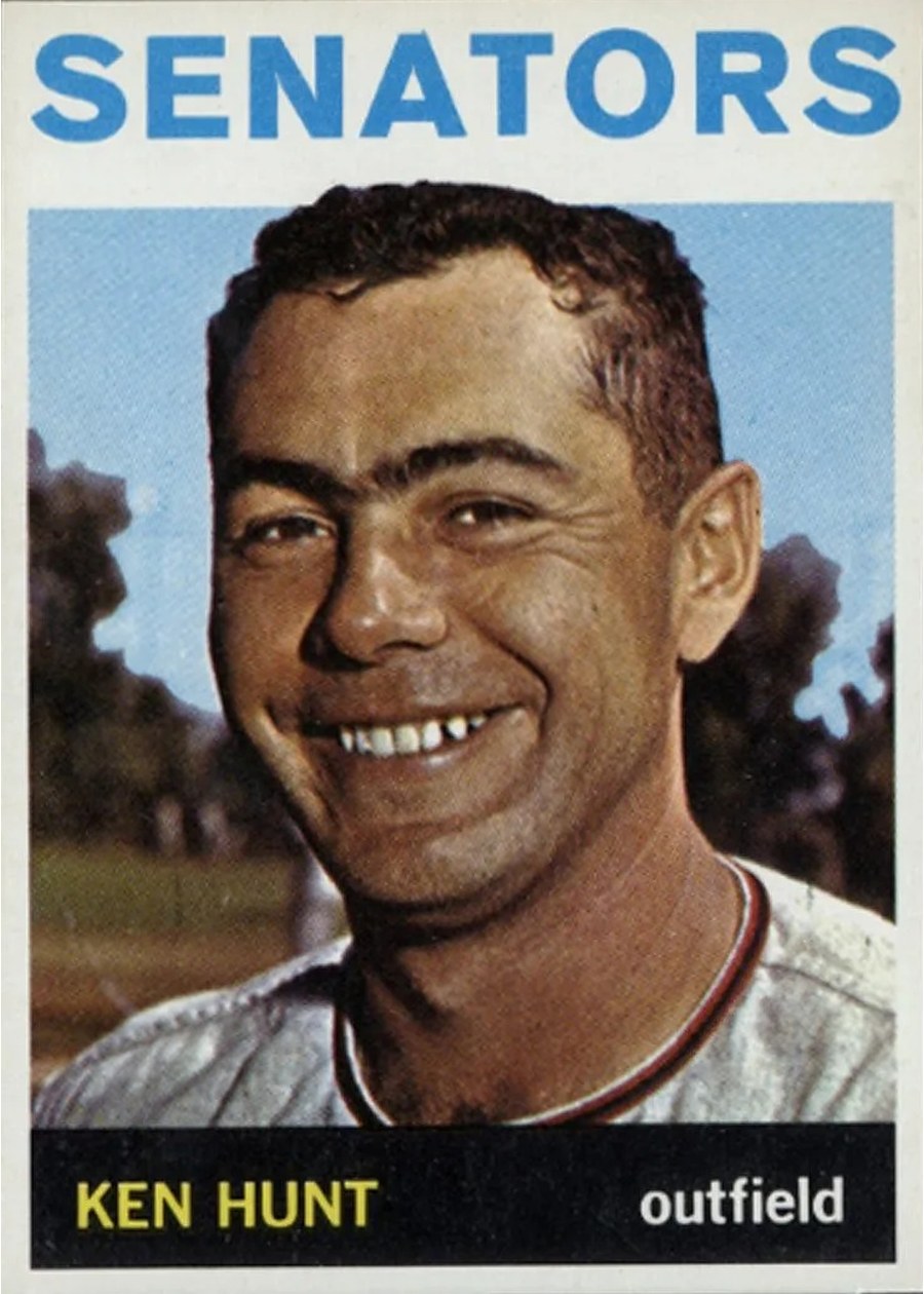 1964 Topps #294 Ken Hunt, Washington Senators