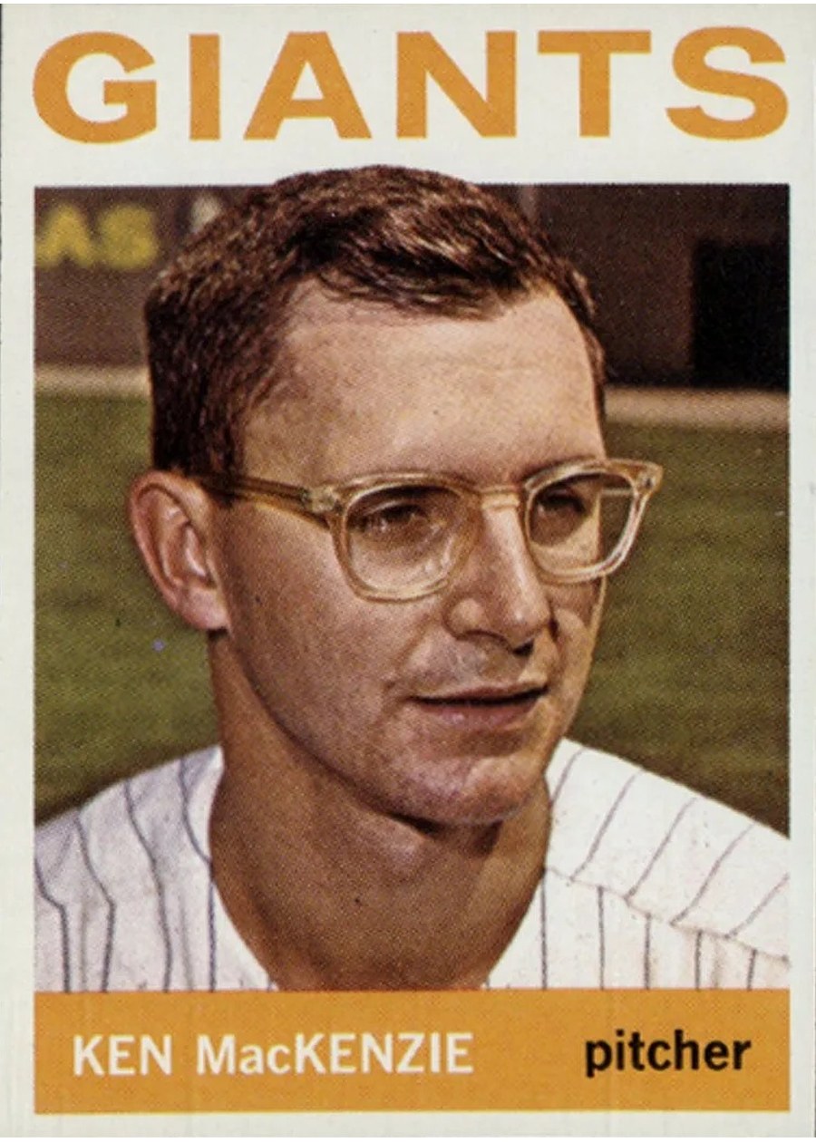 1964 Topps #297 Ken MacKenzie, San Francisco Giants