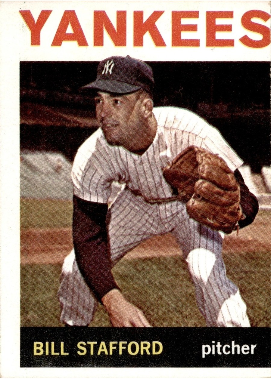 1964 Topps #299 Bill Stafford, New York Yankees