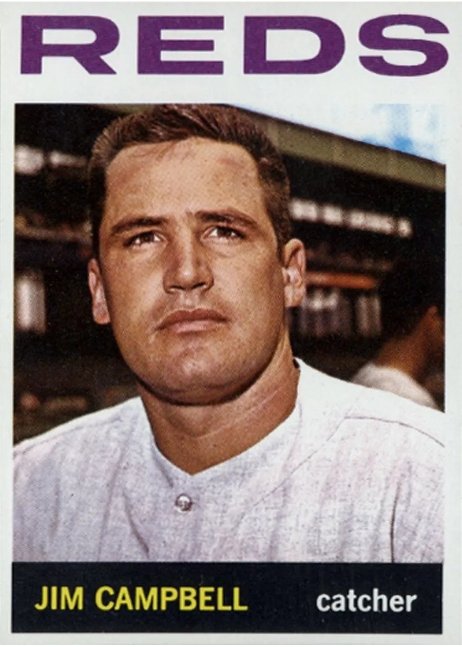1964 Topps #303 Jim Campbell, Cincinnati Reds