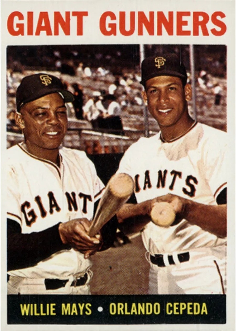 1964 Topps #306 Giant Gunners, San Francisco Giants