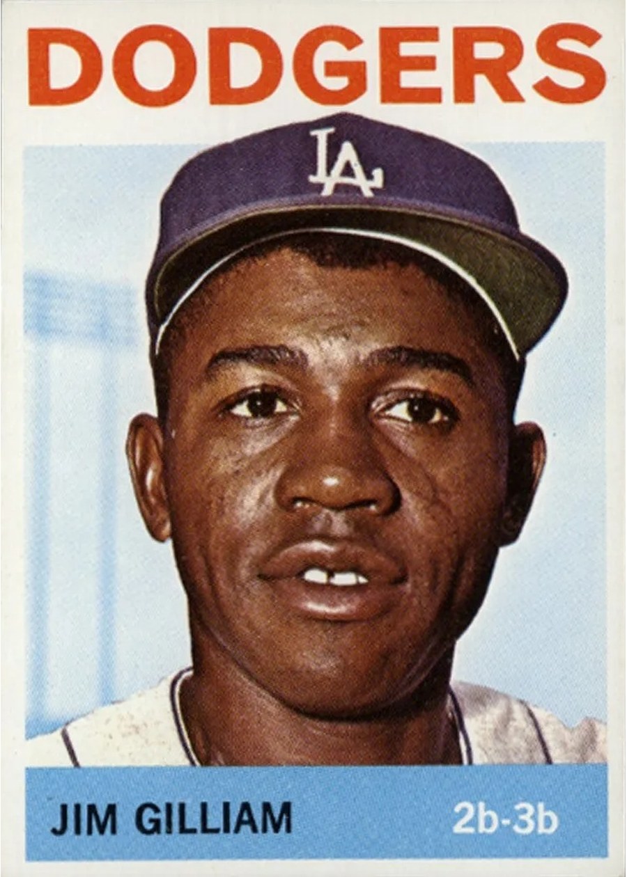 1964 Topps #310 Jim Gilliam, Los Angeles Dodgers